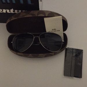 Coach aviator sunglasses